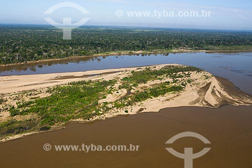  Aerial photo of Madeira River  - Porto Velho city - Rondonia state (RO) - Brazil