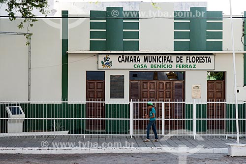  Facade of Municipal Chamber of Floresta city  - Floresta city - Pernambuco state (PE) - Brazil
