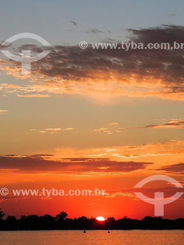  Sunset in Guaiba Lake  - Porto Alegre city - Rio Grande do Sul state (RS) - Brazil