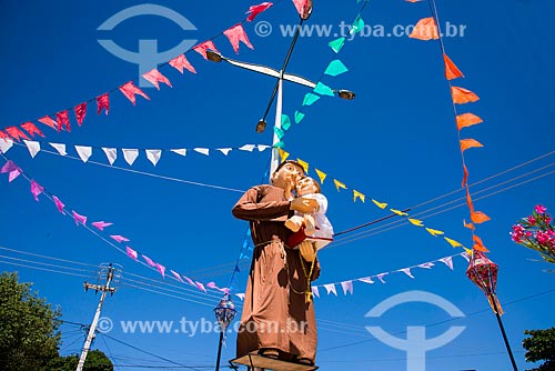  Statue decorated to Santo Antonio party  - Barbalha city - Ceara state (CE) - Brazil