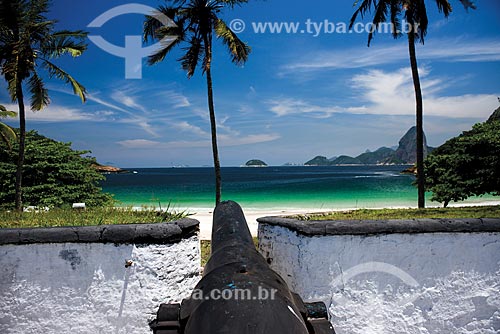  Cannon of Barao do Rio Branco Fort (1938)  - Niteroi city - Rio de Janeiro state (RJ) - Brazil