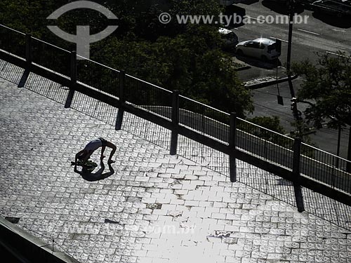  Man doing Yoga  - Rio Grande do Sul state (RS) - Brazil