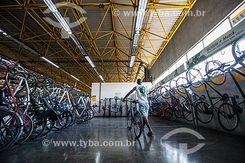  Bike rack on the Pavuna Subway Station  - Rio de Janeiro city - Rio de Janeiro state (RJ) - Brazil