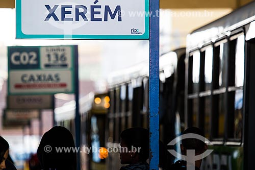  Signpost in the Bus Terminal of Nova Iguacu  - Nova Iguacu city - Rio de Janeiro state (RJ) - Brazil