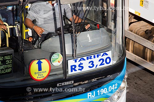 Detail of bus in the center of Nova Iguaçu  - Nova Iguacu city - Rio de Janeiro state (RJ) - Brazil