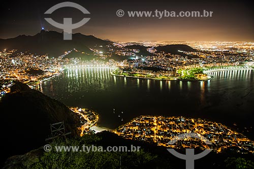  General view of Urca neighborhood with Flamengo Ladfill in the background  - Rio de Janeiro city - Rio de Janeiro state (RJ) - Brazil