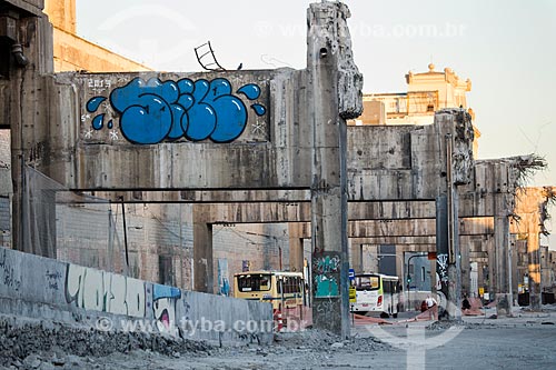  Excerpt from High Perimetral after the implosion  - Rio de Janeiro city - Rio de Janeiro state (RJ) - Brazil