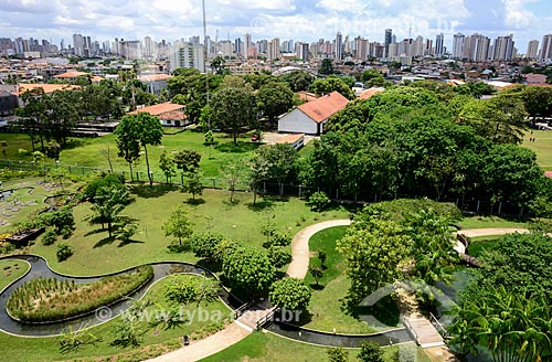  General view of Mangal das Garças Park with buildings in the background  - Belem city - Para state (PA) - Brazil