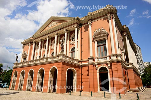  Facade of Theatro da Paz (Peace Theater) - 1874  - Belem city - Para state (PA) - Brazil