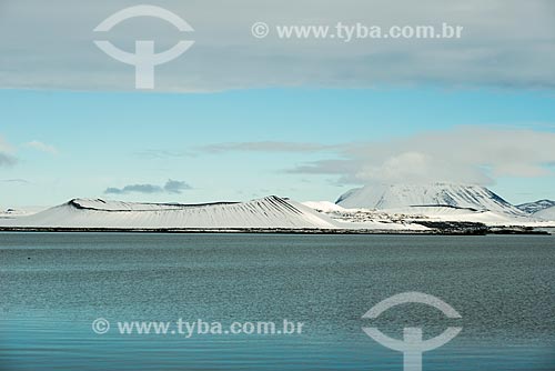  View of Lake Mývatn  - Northeastern Region - Iceland