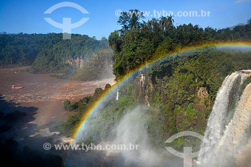  Rainbow - Overfalls of Iguassu Waterfalls  - Puerto Iguazu city - Misiones province - Argentina