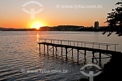  Pier - Furnas Dam  - Boa Esperanca city - Minas Gerais state (MG) - Brazil