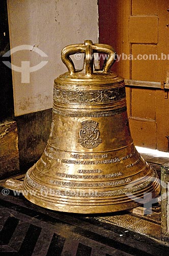  Bell inside of Sao Francisco de Assis Church (1774)  - Sao Joao del Rei city - Minas Gerais state (MG) - Brazil