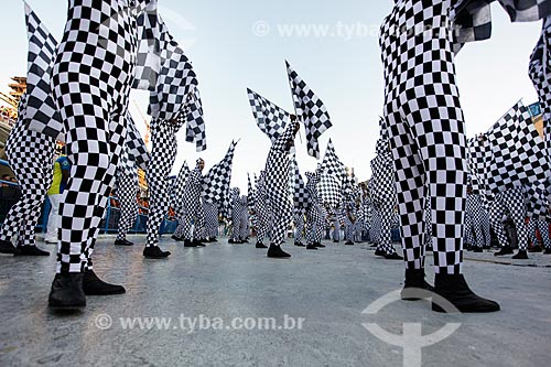  Parade of Gremio Recreativo Escola de Samba Unidos da Tijuca Samba School - Reveler - Plot in 2014 - Accelerates, Tijuca!  - Rio de Janeiro city - Rio de Janeiro state (RJ) - Brazil
