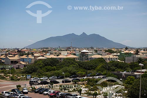  View of Sao Joao Hill from Mirante of Iriri Lagoon - also known as Coca-Cola Lagoon  - Rio das Ostras city - Rio de Janeiro state (RJ) - Brazil