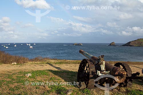  Cannon of Santo Antonio Fortress  - Fernando de Noronha city - Pernambuco state (PE) - Brazil