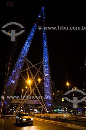  View of Joao Alves de Queiroz Viaduct  - Goiania city - Goias state (GO) - Brazil