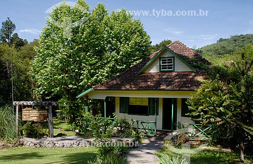  Facade of Historical Center Ambiental of Caracol State Park  - Canela city - Rio Grande do Sul state (RS) - Brazil