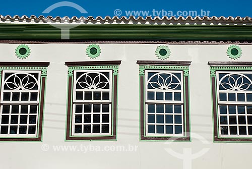  Detail of Municipal Chamber of Paracatu windows  - Paracatu city - Minas Gerais state (MG) - Brazil