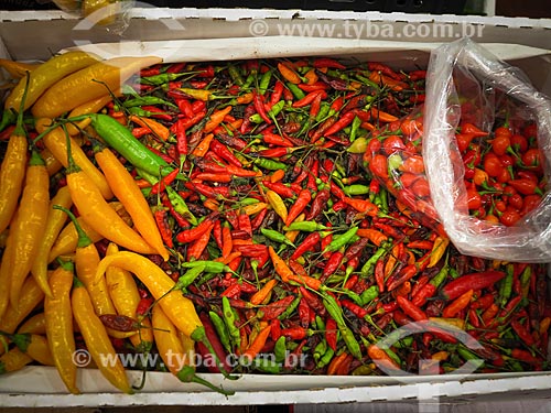  Peppers on sale in Supply Centre of the Guanabara State (CADEG)  - Rio de Janeiro city - Rio de Janeiro state (RJ) - Brazil