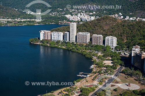 Rodrigo de Freitas lagoon view from Cantagalo Hill  - Rio de Janeiro city - Rio de Janeiro state (RJ) - Brazil