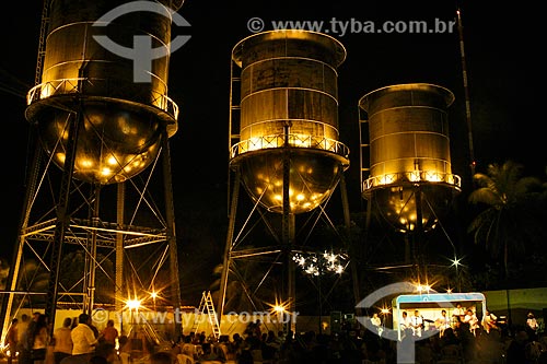  Tres Caixas DAgua Square at night  - Porto Velho city - Rondonia state (RO) - Brazil