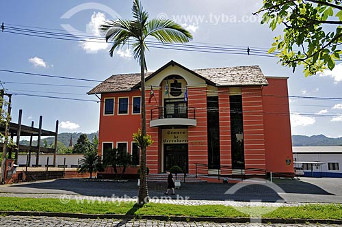  Facade of Municipal Chamber of Pomerode city  - Pomerode city - Santa Catarina state (SC) - Brazil