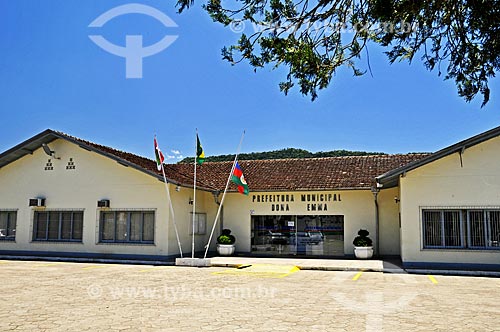  Facade of Dona Emma City Hall  - Dona Emma city - Santa Catarina state (SC) - Brazil