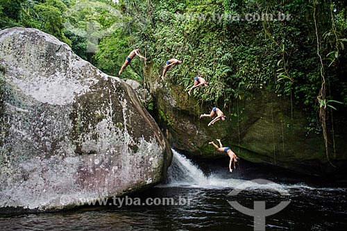  Poço Verde (Green Well) in Soberbo River - Serra dos Orgaos National Park  - Guapimirim city - Rio de Janeiro state (RJ) - Brazil