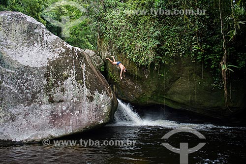  Poço Verde (Green Well) in Soberbo River - Serra dos Orgaos National Park  - Guapimirim city - Rio de Janeiro state (RJ) - Brazil