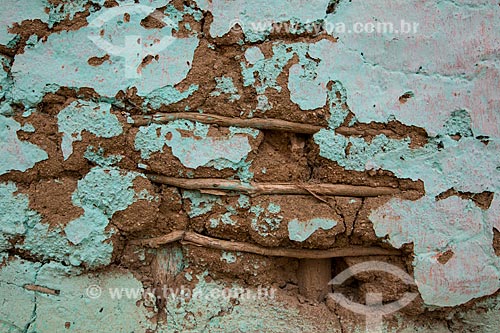  Detail of clay house - Horto Hill  - Juazeiro do Norte city - Ceara state (CE) - Brazil