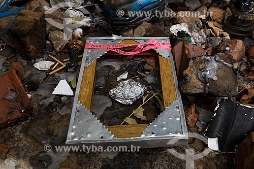  Detail of broken religious images - Horto Hill  - Juazeiro do Norte city - Ceara state (CE) - Brazil