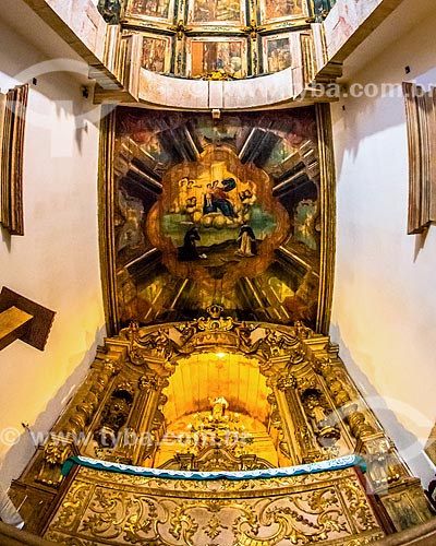  Detail of ceiling of Nossa Senhora do Rosario dos Pretos Church  - Tiradentes city - Minas Gerais state (MG) - Brazil