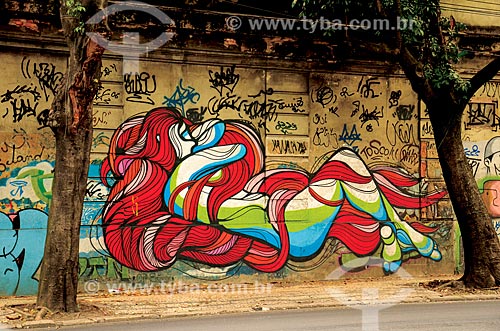  Gavea Hippodrome wall with graffiti - by Bruno Big  - Rio de Janeiro city - Rio de Janeiro state (RJ) - Brazil