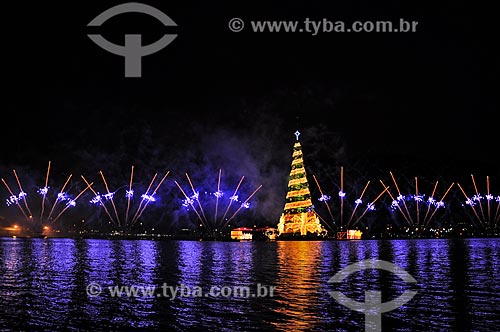  Opening of Lagoa Rodrigo de Freitas christmas tree  - Rio de Janeiro city - Rio de Janeiro state (RJ) - Brazil