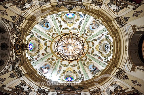  Detail of ceiling - Matriz Church of Nossa Senhora da Lapa dos Mercadores (1766)  - Rio de Janeiro city - Rio de Janeiro state (RJ) - Brazil