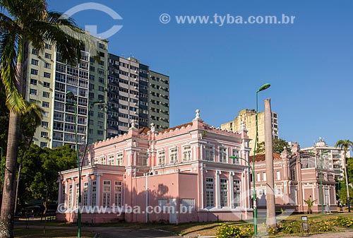  Art Sciences Institute of Federal University of Para with the Waldemar Henrique Experimental Theater in the background  - Belem city - Para state (PA) - Brazil