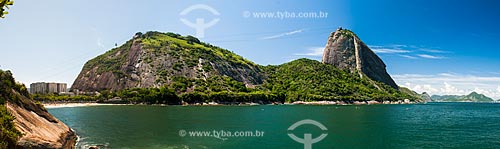  View of Sugar Loaf from hill near to Vermelha Beach (Red Beach)  - Rio de Janeiro city - Rio de Janeiro state (RJ) - Brazil