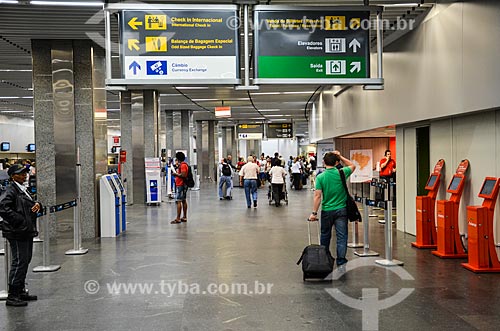  Inside of Terminal 1 - Antonio Carlos Jobim International Airport (1952)  - Rio de Janeiro city - Rio de Janeiro state (RJ) - Brazil