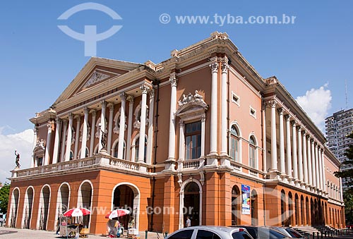  Facade of the Theatro da Paz (Peace Theater) - 1874  - Belem city - Para state (PA) - Brazil