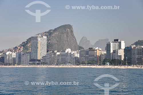  View of Copacabana Beach waterfront  - Rio de Janeiro city - Rio de Janeiro state (RJ) - Brazil