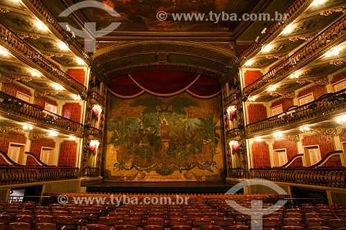  Inside of Theatro da Paz (Peace Theater) - 1874  - Belem city - Para state (PA) - Brazil