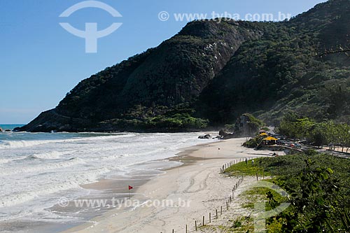  Aerial view of Prainha Beach  - Rio de Janeiro city - Rio de Janeiro state (RJ) - Brazil