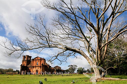  Ruins of Sao Miguel das Missoes Church -Archaeological Site of Sao Miguel Arcanjo  - Sao Miguel das Missoes city - Rio Grande do Sul state (RS) - Brazil