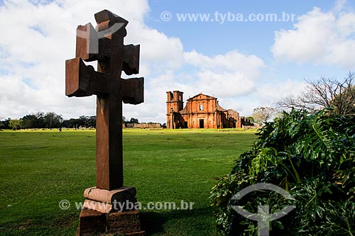  Ruins of Sao Miguel das Missoes Church -Archaeological Site of Sao Miguel Arcanjo  - Sao Miguel das Missoes city - Rio Grande do Sul state (RS) - Brazil