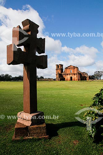  Ruins of Sao Miguel das Missoes Church -Archaeological Site of Sao Miguel Arcanjo  - Sao Miguel das Missoes city - Rio Grande do Sul state (RS) - Brazil