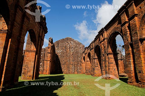  Ruins of Sao Miguel das Missoes Church -Archaeological Site of Sao Miguel Arcanjo  - Sao Miguel das Missoes city - Rio Grande do Sul state (RS) - Brazil