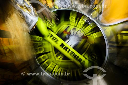  Parade of Gremio Recreativo Escola de Samba SAo Clemente Samba School - Drums - Plot in 2015 - The incredible story of the man who only had fear of Matinta Perera, Tocandira and the Onca Pe de Boi  - Rio de Janeiro city - Rio de Janeiro state (RJ) - Brazil