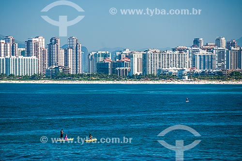  View of Barra da Tijuca waterfront from Tijucas Islands  - Rio de Janeiro city - Rio de Janeiro state (RJ) - Brazil