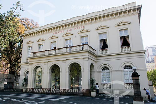  Facade of the Sao Pedro Theater  - Porto Alegre city - Rio Grande do Sul state (RS) - Brazil